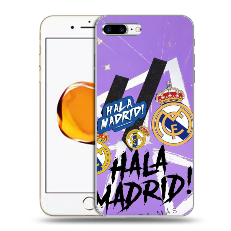 Пластиковый чехол на Iphone 7 Plus с принтом Real Madrid Реал Мадрид Пластиковый чехол на Iphone 7 Plus с принтом Real Madrid Реал Мадрид
