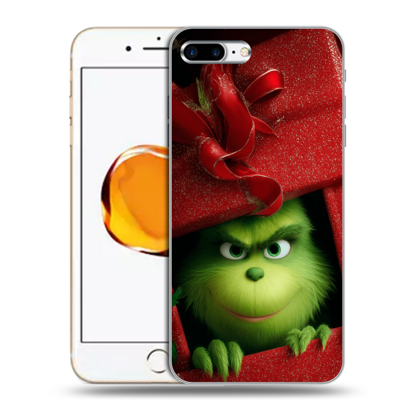 Пластиковый чехол на Iphone 7 Plus с принтом Новый год Пластиковый чехол на Iphone 7 Plus с принтом Новый год