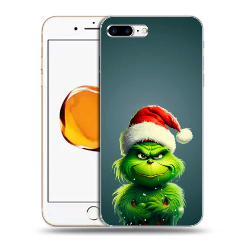Пластиковый чехол на Iphone 7 Plus с принтом Новый год Пластиковый чехол на Iphone 7 Plus с принтом Новый год