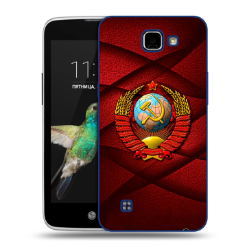 Пластиковый чехол на LG K4 с принтом Герб СССР Пластиковый чехол на LG K4 с принтом Герб СССР
