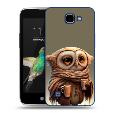 Пластиковый чехол на LG K4 с принтом Сова Пластиковый чехол на LG K4 с принтом Сова