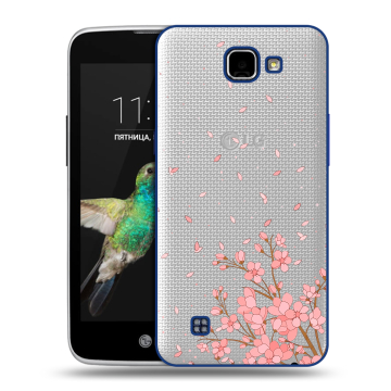 Пластиковый чехол на LG K4 с принтом Ветка сакуры