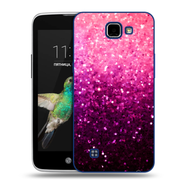 Пластиковый чехол на LG K4 с принтом Блестки Пластиковый чехол на LG K4 с принтом Блестки