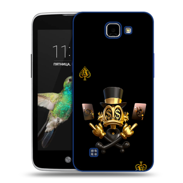 Пластиковый чехол на LG K4 с принтом Золотой скрудж макдак