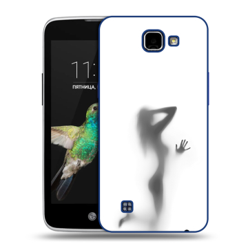 Пластиковый чехол на LG K4 с принтом Силуэт