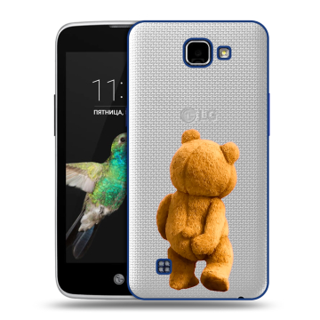 Пластиковый чехол на LG K4 с принтом Медведь Пластиковый чехол на LG K4 с принтом Медведь
