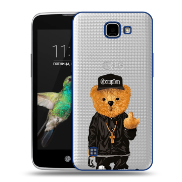 Пластиковый чехол на LG K4 с принтом Плюшевый медведь