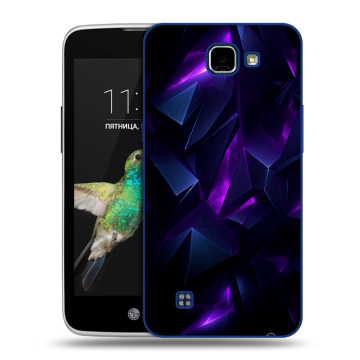 Пластиковый чехол на LG K4 с принтом Абстракиция