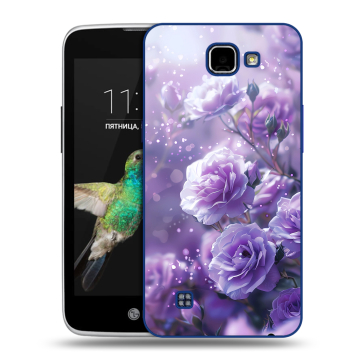 Пластиковый чехол на LG K4 с принтом Розы цветы Пластиковый чехол на LG K4 с принтом Розы цветы