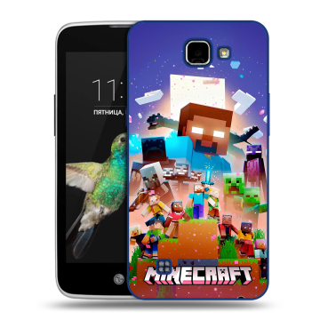 Пластиковый чехол на LG K4 с принтом Майнкрафт Minecraft Пластиковый чехол на LG K4 с принтом Майнкрафт Minecraft