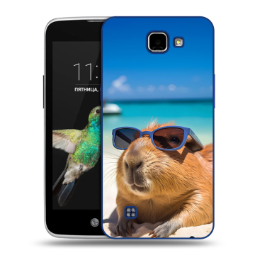 Пластиковый чехол на LG K4 с принтом Капибара Пластиковый чехол на LG K4 с принтом Капибара