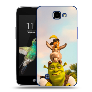 Пластиковый чехол на LG K4 с принтом Шрек Shrek Пластиковый чехол на LG K4 с принтом Шрек Shrek