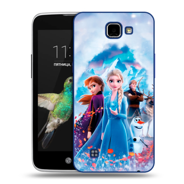 Пластиковый чехол на LG K4 с принтом Холодное сердце Frozen Пластиковый чехол на LG K4 с принтом Холодное сердце Frozen