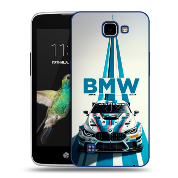 Пластиковый чехол на LG K4 с принтом БМВ BMW