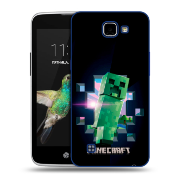 Пластиковый чехол на LG K4 с принтом Майнкрафт Minecraft