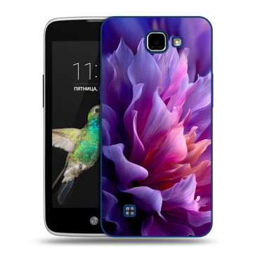 Пластиковый чехол на LG K4 с принтом женский цветы Пластиковый чехол на LG K4 с принтом женский цветы