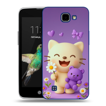 Пластиковый чехол на LG K4 с принтом для девочек Пластиковый чехол на LG K4 с принтом для девочек
