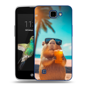 Пластиковый чехол на LG K4 с принтом Капибара