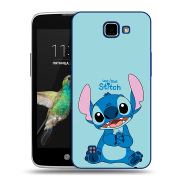 Пластиковый чехол на LG K4 с принтом Лило и Стич