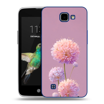 Пластиковый чехол на LG K4 с принтом Цветы Пластиковый чехол на LG K4 с принтом Цветы