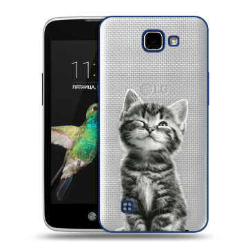 Пластиковый чехол на LG K4 с принтом Котенок Пластиковый чехол на LG K4 с принтом Котенок