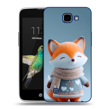 Пластиковый чехол на LG K4 с принтом Лиса Пластиковый чехол на LG K4 с принтом Лиса