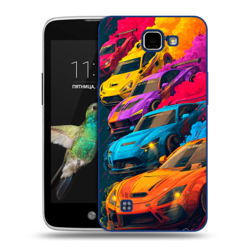 Пластиковый чехол на LG K4 с принтом Тачки Пластиковый чехол на LG K4 с принтом Тачки