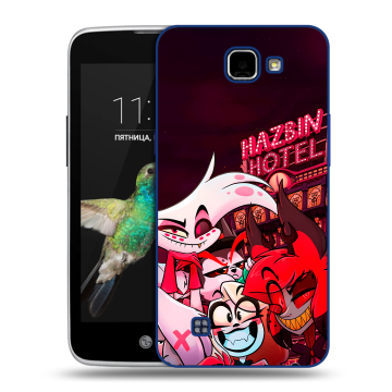 Пластиковый чехол на LG K4 с принтом Hazbin Hotel Отель Хазбин Пластиковый чехол на LG K4 с принтом Hazbin Hotel Отель Хазбин