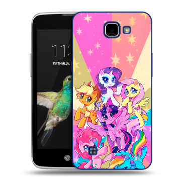 Пластиковый чехол на LG K4 с принтом My little pony Дружба чудо Пластиковый чехол на LG K4 с принтом My little pony Дружба чудо