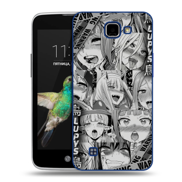 Пластиковый чехол на LG K4 с принтом Ahegao Ахегао Аниме Пластиковый чехол на LG K4 с принтом Ahegao Ахегао Аниме