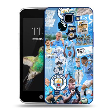 Пластиковый чехол на LG K4 с принтом Man City Манчестер Сити Пластиковый чехол на LG K4 с принтом Man City Манчестер Сити