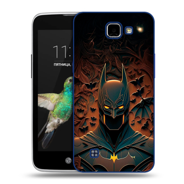 Пластиковый чехол на LG K4 с принтом Batman Бэтмен Пластиковый чехол на LG K4 с принтом Batman Бэтмен