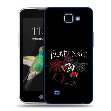 Пластиковый чехол на LG K4 с принтом Death note Тетрадь смерти Пластиковый чехол на LG K4 с принтом Death note Тетрадь смерти