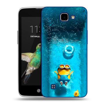Пластиковый чехол на LG K4 с принтом Миньоны Пластиковый чехол на LG K4 с принтом Миньоны