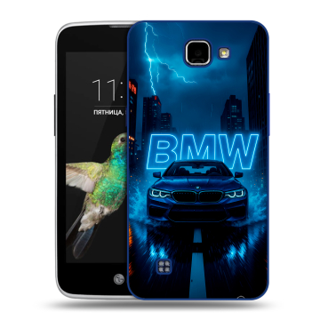 Пластиковый чехол на LG K4 с принтом BMW БМВ Пластиковый чехол на LG K4 с принтом BMW БМВ