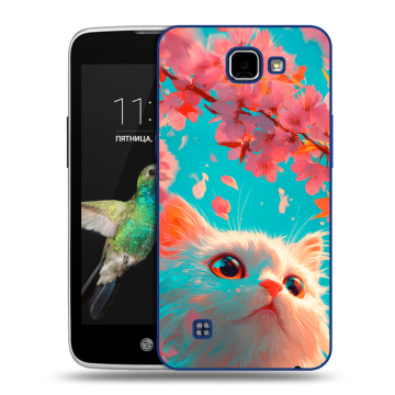 Пластиковый чехол на LG K4 с принтом Красивый кот Пластиковый чехол на LG K4 с принтом Красивый кот