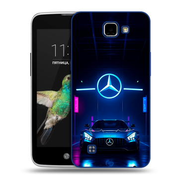 Пластиковый чехол на LG K4 с принтом Mercedes Мерседес Пластиковый чехол на LG K4 с принтом Mercedes Мерседес