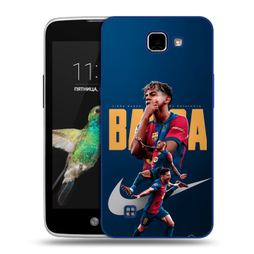 Пластиковый чехол на LG K4 с принтом Барселона Barca Yamal Пластиковый чехол на LG K4 с принтом Барселона Barca Yamal