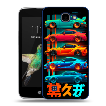 Пластиковый чехол на LG K4 с принтом машины тачки Пластиковый чехол на LG K4 с принтом машины тачки
