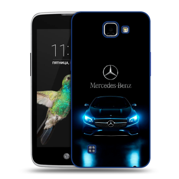 Пластиковый чехол на LG K4 с принтом Mercedes Мерседес