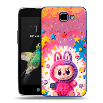 Пластиковый чехол на LG K4 с принтом Labubu Лабубу Пластиковый чехол на LG K4 с принтом Labubu Лабубу