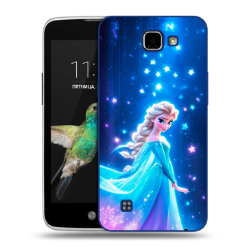 Пластиковый чехол на LG K4 с принтом Холодное сердце Frozen Пластиковый чехол на LG K4 с принтом Холодное сердце Frozen