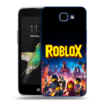 Пластиковый чехол на LG K4 с принтом Roblox Роблокс