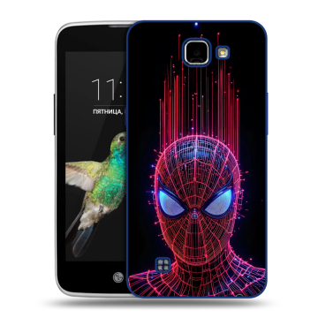 Пластиковый чехол на LG K4 с принтом Spiderman Человек паук