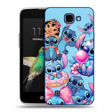 Пластиковый чехол на LG K4 с принтом Лило и Стич