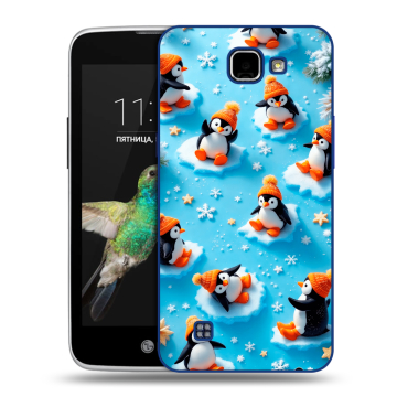 Пластиковый чехол на LG K4 с принтом Новый год Пластиковый чехол на LG K4 с принтом Новый год