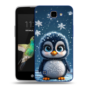 Пластиковый чехол на LG K4 с принтом Новый год Пластиковый чехол на LG K4 с принтом Новый год