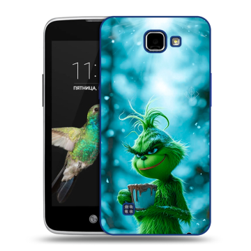 Пластиковый чехол на LG K4 с принтом Новый год гринч Пластиковый чехол на LG K4 с принтом Новый год гринч