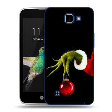 Пластиковый чехол на LG K4 с принтом Новый год Гринч Пластиковый чехол на LG K4 с принтом Новый год Гринч