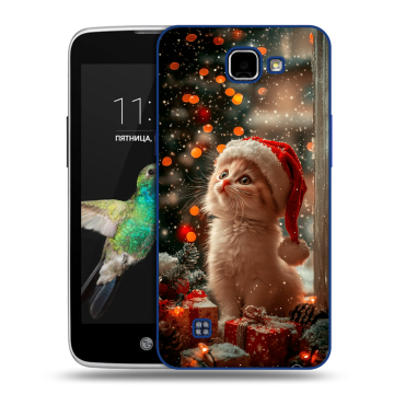 Пластиковый чехол на LG K4 с принтом Новый год Пластиковый чехол на LG K4 с принтом Новый год